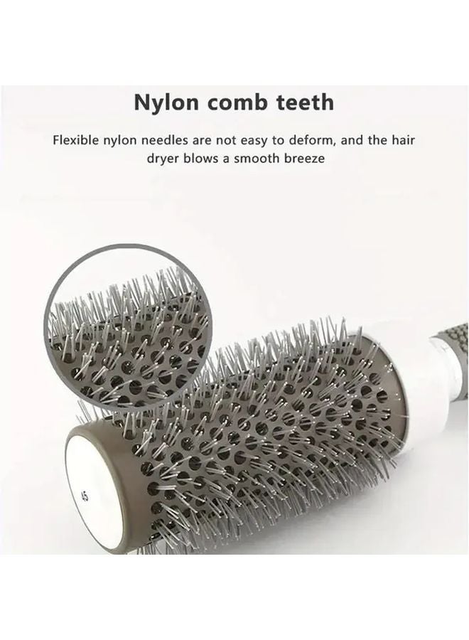 5pcs Professional Anti Static Heat Resistant Round Curling Brushes Salon Styling Tools - Image 2